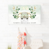 Greenery Gold Drive door Vrijgezellenfeest Welkom Spandoek (Insitu)