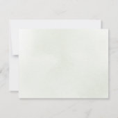 Greenery Gold Geometric Specialized Stationery Notitiekaartje (Achterkant)