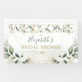 Greenery Gold Herfst Pumpkin Vrijgezellenfeest Wel Spandoek