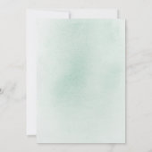 Greenery Gold laat Boho de datumfoto opslaan Save The Date (Achterkant)