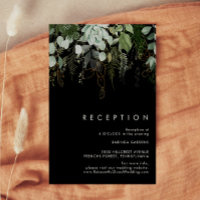 Greenery & Gold Leaf | Ontvangst van zwarte bruilo