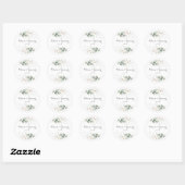 Greenery Gold Leaves Botanical Wedding Stickers (Vel)
