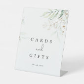  Greenery Gold Modern Cards en Gifts  Reclamebord Met Voetstuk (Voorkant)