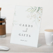 Greenery Gold Modern Cards en Gifts  Reclamebord Met Voetstuk (Insitu)
