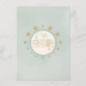 Greenery Gold Moon Twinkle Star Books voor Baby Informatiekaartje (Achterkant)