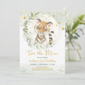 Greenery Gold Tiger Twee, de maan van de tweede ve Kaart (Staand voorkant)