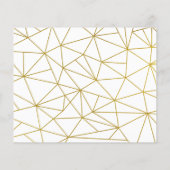 Greenery Gold Time Capsule Advice Shower-gamekaart Flyer (Achterkant)