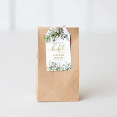 Greenery Gold Vrijgezellenfeest Favor Tag Cadeaulabel