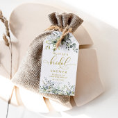 Greenery Gold Vrijgezellenfeest Favor Tag Cadeaulabel