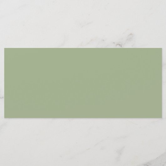 Greenery Green en Gold Geometric Rustic Wedding Menu (Achterkant)