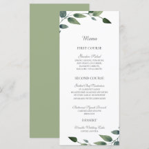 Greenery Green en Gold Geometric Rustic Wedding