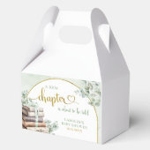 Greenery Green Sage Storybook Thema Baby Favoriet  Bedankdoosjes (Achterkant)