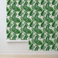 Greenery Green Tropical Leaves Pattern