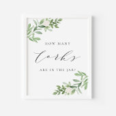 Greenery Greenery Greenery Hoeveel kurken zijn er  Poster