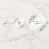 Greenery Greenery Waterverf Vrijgezellenfeest Conf Confetti (Achterkanten)