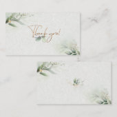 Greenery Hartelijk dank - bladontwerp Informatiekaartje (Voorkant / Achterkant)