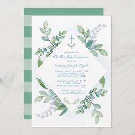 Greenery Heilige Eerste Communauteit Uitnodiging