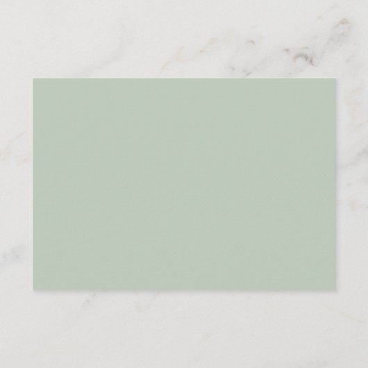 Greenery Herfst Pumpkin Display Shower Informatiekaartje (Achterkant)