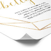 Greenery hoe groot is mama's buikgebaar spel poster (Hoek)