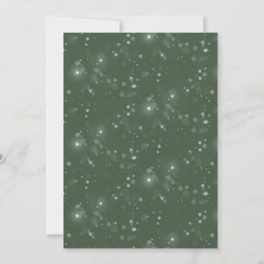 Greenery Holly Berries Wreath kerstparty Kaart (Achterkant)