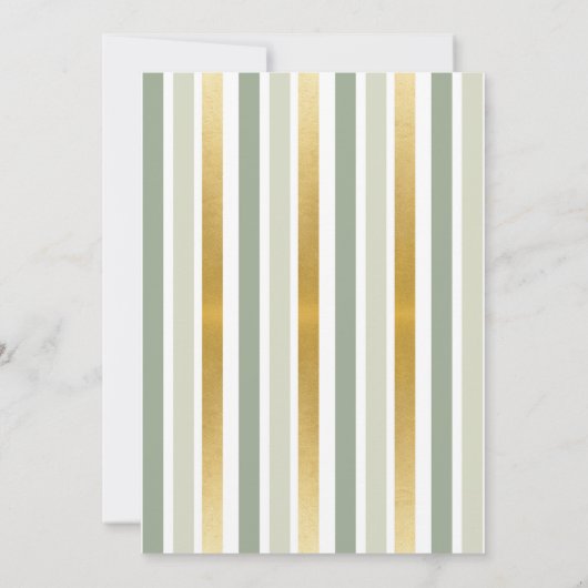 Greenery Housewarming Spring Green Lights Party Kaart (Achterkant)