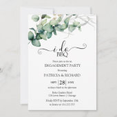 Greenery Ik doe BBQ Engagement Party Kaart (Voorkant)