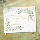 Greenery in Loving Memory Memorial Funeral Gastenboek