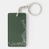 Greenery initiaal Sleutelhanger (achterkant)