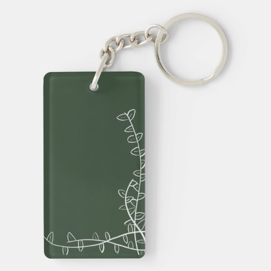 Greenery initiaal Sleutelhanger (achterkant)