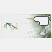 Greenery Initiaal Z Hoesje-Mate Samsung Galaxy Samsung Galaxy Hoesje (Achterkant horizontaal)