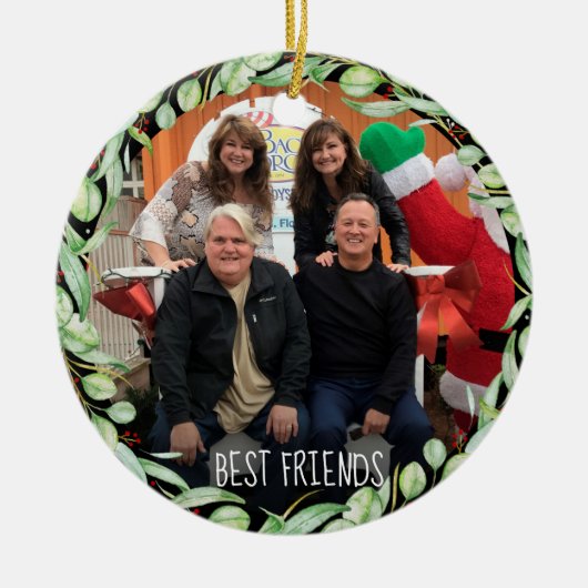 Greenery Keramisch Ornament (Voorkant)