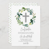 Greenery krans bevestiging kaart (Voorkant / Achterkant)