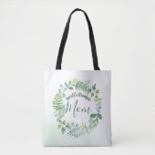 Greenery krans Wereld's Grootste Moeder Tote Bag (Voorkant)