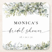 Greenery Kruiden Vrijgezellenfeest Kartonnen Onderzetters (Voorkant)