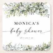 Greenery Kruiden Vrijgezellenfeest Kartonnen Onderzetters (Voorkant)