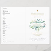 Greenery laat katholieke bruiloft over Nuptiale ma (Voorkant)