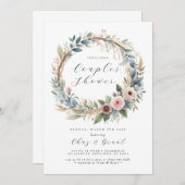 Greenery Leafy Hoops Vrijgezellenfeest Kaart (Voorkant / Achterkant)