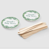 Greenery Leaves Baby shower Handwaaier (Niet-gemonteerd)