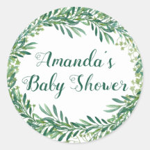 Greenery Leaves Baby shower