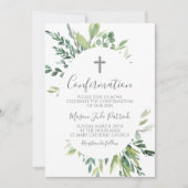 Greenery Lijst Bevestigingsuitnodiging Kaart (Voorkant)