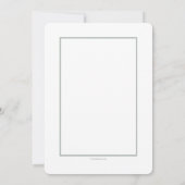 Greenery Lijst Fotokaart Kaart (Achterkant)