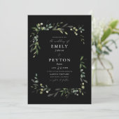 Greenery Lijst Kaart (Staand voorkant)