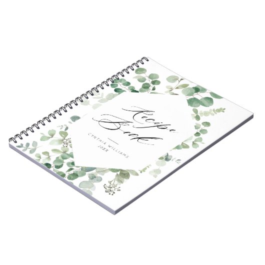 greenery lijst Recipe Book Notitieboek (Linkerzijde)