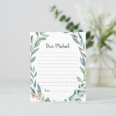 Greenery Lijst Time Capsule Kaart (Staand voorkant)