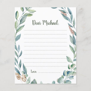 Greenery Lijst Time Capsule Kaart