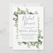 Greenery Lijst Vrijgezellenfeest Kaart (Voorkant)