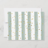 Greenery Lion Baby shower Hartelijk dank Bedankkaart (Achterkant)