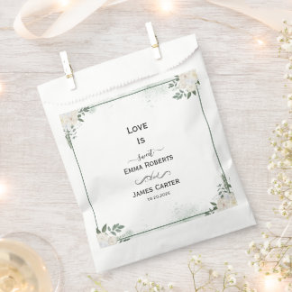 Greenery Love is een zoete gunstbox Bedankzakje