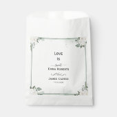 Greenery Love is een zoete gunstbox Bedankzakje (Voorkant)