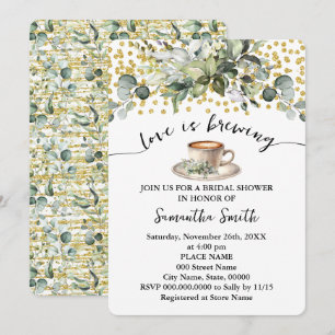 Greenery Love is het brouwen van Vrijgezellenfeest Kaart